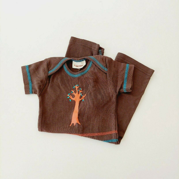 Organic Cotton Tree Romper 3-6M 🍂🍁 - Picture 2 of 10